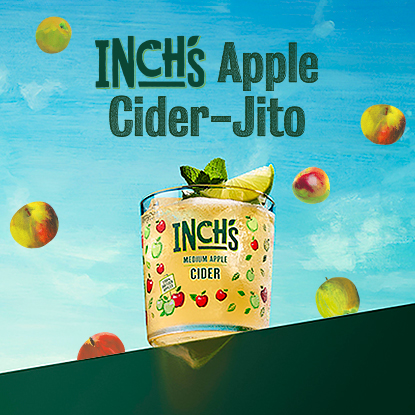 Inch's Apple Cider-Jito Cocktail