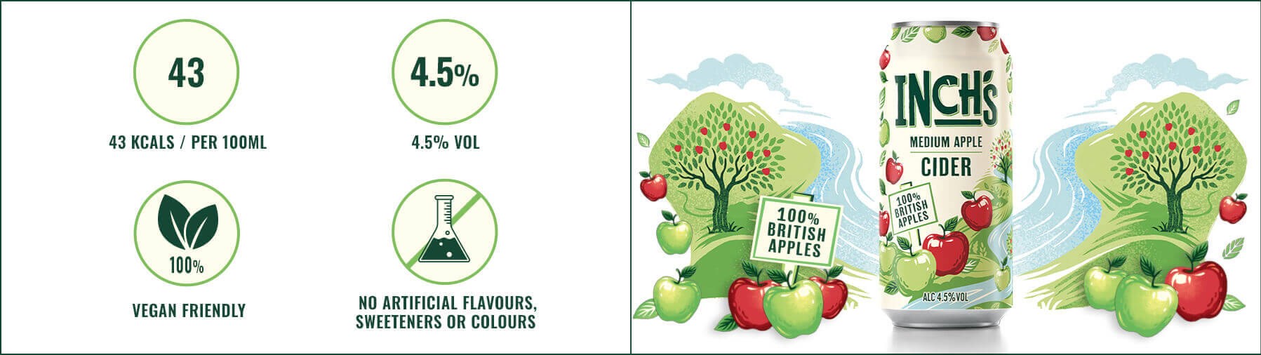 Inchs icons - kcals,vegan,vol