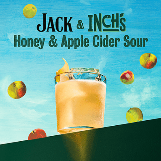 Jack and Inchs Honey Sour cocktail image